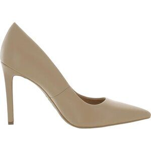 INC International Concepts Shelya Faux Leather Pointed Toe Pumps Women Beige 9 M